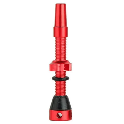 valve: Tubeless Tire French Accessories in - side-four-hole-40mm-red