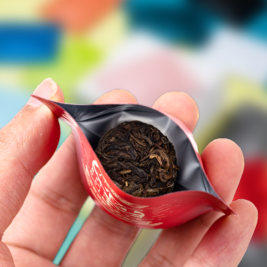 Bagas de embalaje independientes de árboles antiguos, té blanco, té negro, bolsas universales, bolsas de sellado de aluminio puro personalizadas LOG