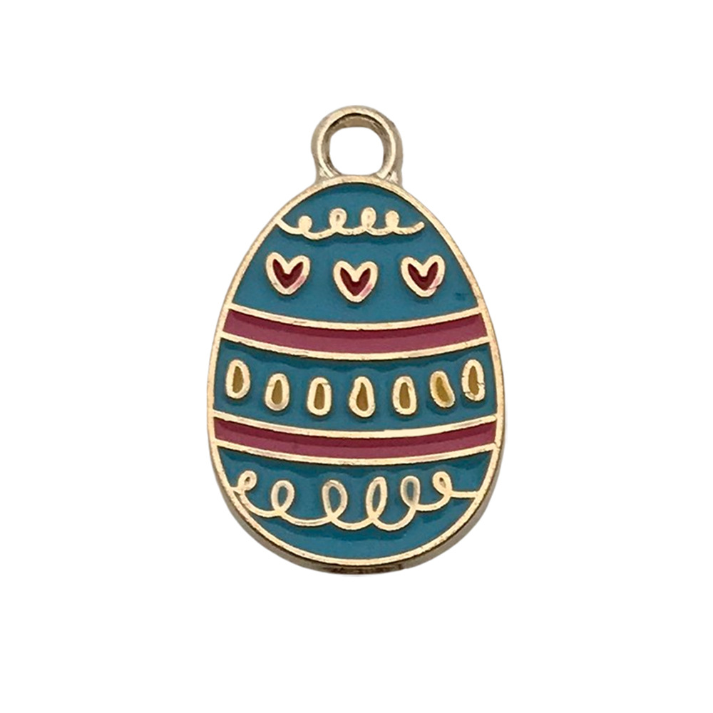 Conejo de huevo de Pascua transfronterizo Acción de gracias hoja de arce calabaza accesorios de bricolaje creativo llavero colgante pequeño