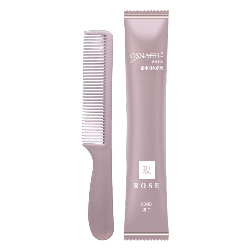 Homestay Одноразовая расческа гостиничные туалетные принадлежности Бытовая гостеприимство Путешествия Портативная деревянная расческа небольшая расческа оптом