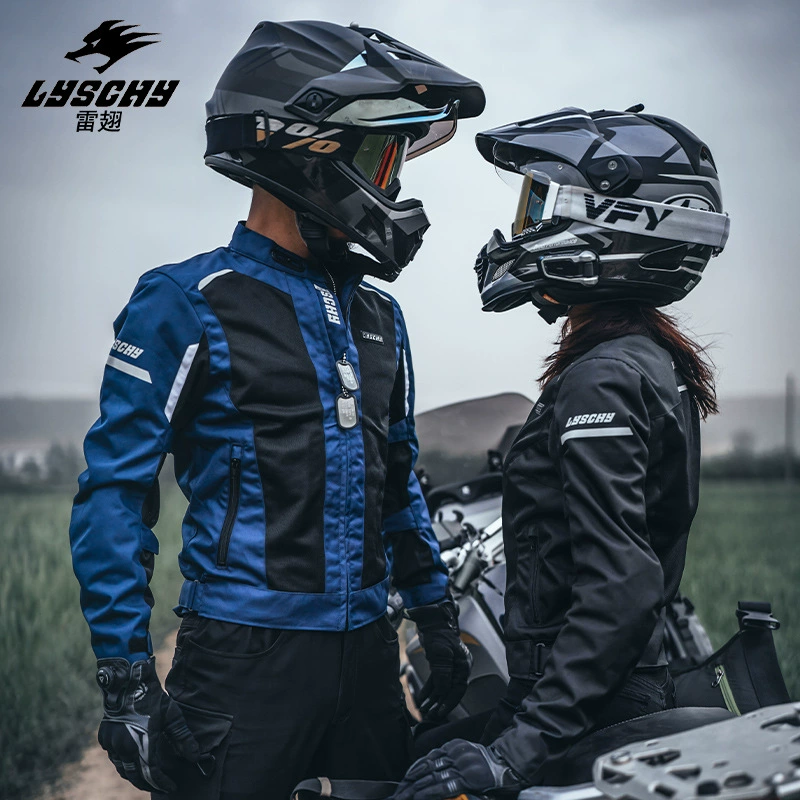 Summer jersey for men and women, breathable racing car, retroreflective jacket, fall protection