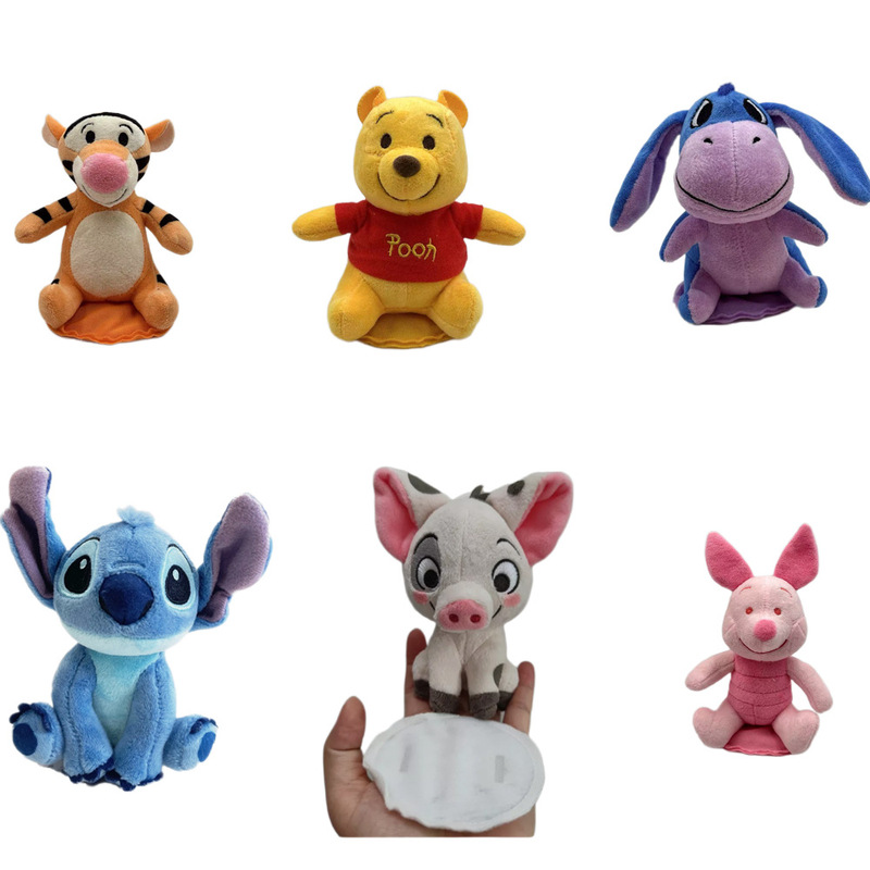 Cross-Border Magnet Pascal Shoulder Plush Chameleon Stitch Winnie the Pooh Lizard Plush Toy