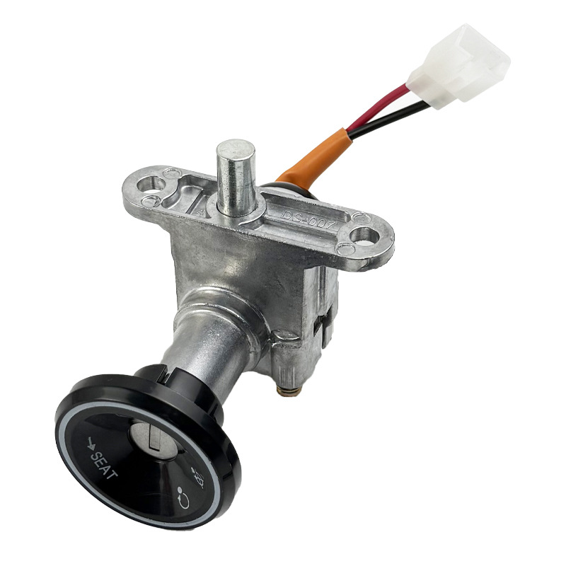 Electric Vehicle Door Lock Power Lock Three-Hole Two-Hole Small Turtle Electric Door Lock Faucet Lock Seat Cushion Lock Battery Car Head Lock
