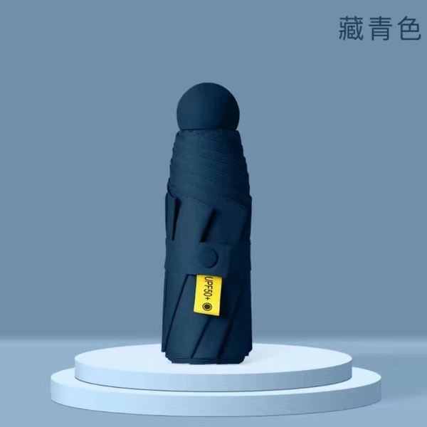 Six-bone 5-fold umbrella (Naru Qing)