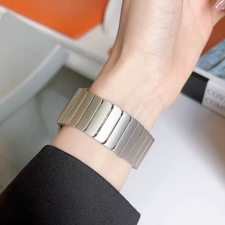 Apple s10 時計ストラップチタン Applewatch9/8/7ultra1/2 バタフライバックルステンレススチール時計ストラップに適しています。|undefined