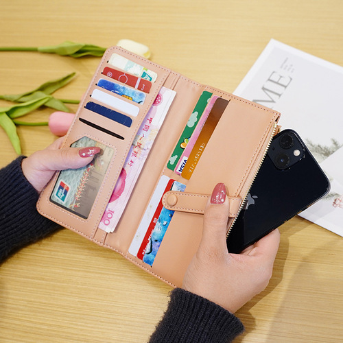 Cross-border style new style stone pattern fashion long women's wallet multi-card slot zipper large capacity PU wallet clutch