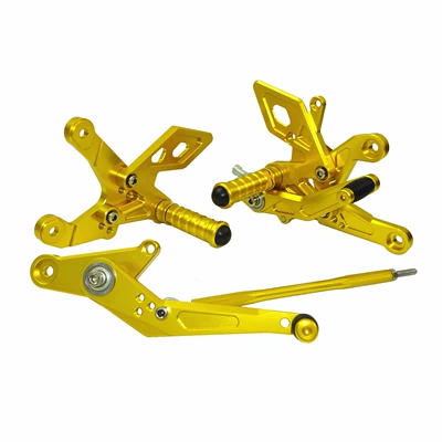 to raise the pedal – Motorcycle pedals - gold