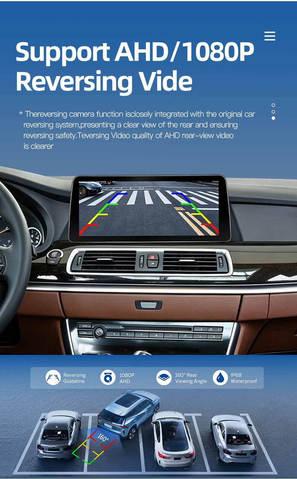 Suitable for Bmw 5 Series Gt F07 Car Central Control Large Screen Navigation Carplay Reversing Image All-In-One Machine