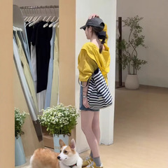 帽子付きの日焼け止め服のシャツの女性2025夏の新型の薄いタイプはゆったりしていて、やせているカジュアルなデザイン感があります。
