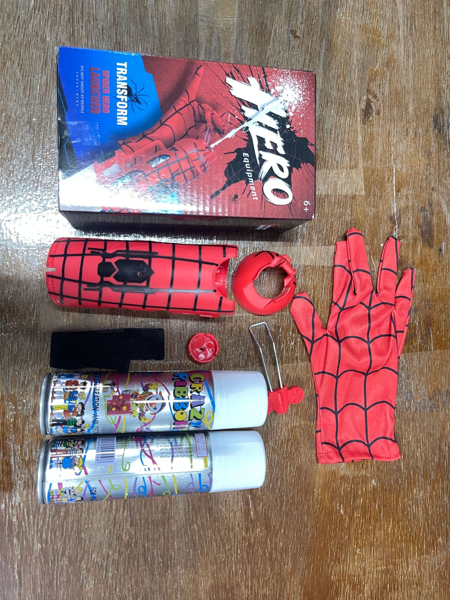 거미 실크 발사기 [거미 실크 병 2 병 포함]