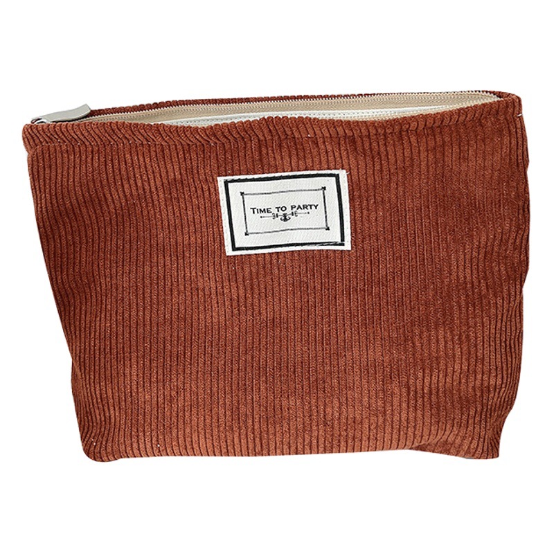 Color sólido simple PANA cosméticos bolsa de viaje portátil embrague portátil con cremallera artículos de tocador bolsa de almacenamiento