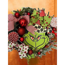 M 26581 Christmas front door wreath ʥ��ǰ�Ż����羳����