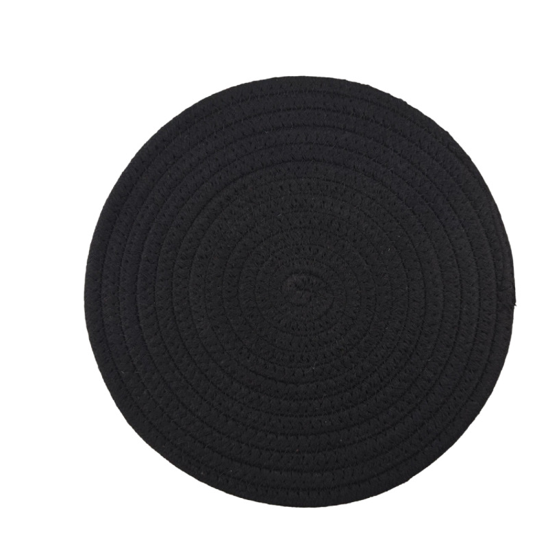 almohadilla de mesa aislante simple almohadilla de taza multifuncional almohadilla de disco tejido almohadilla de aislamiento térmico hogar almohadilla de aislamiento térmico de comedor occidental