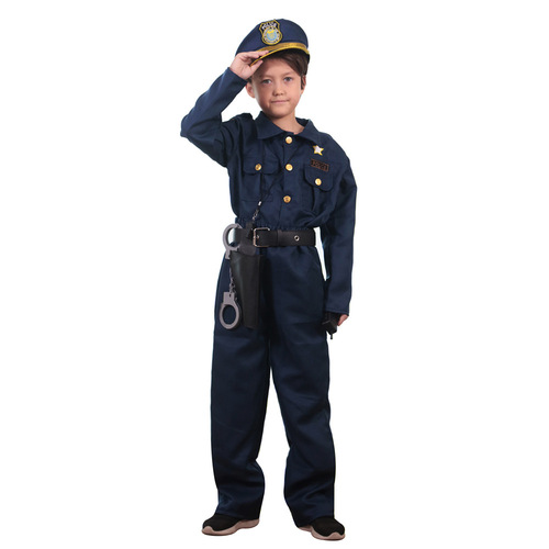 Kids Police Cosplay Kids Game Show Halloween Costume Party Costumes