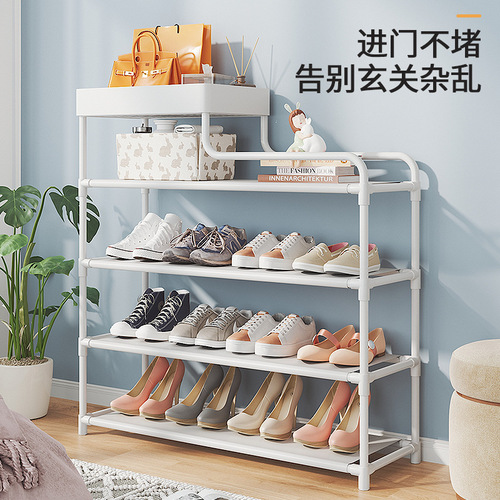 Simple shoe rack for home door dust-proof indoor economical multi-layer dust-proof shoe cabinet dormitory shoe storage artifact