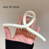 White extra large big crab pin