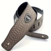 S568-B dark gray PU leather snake pattern