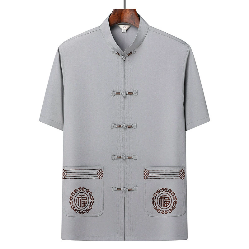 Летний китайский стиль для пожилых людей