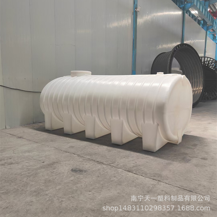 滚塑牛筋5吨塑料卧式储罐,10吨长方形PE储罐,20吨卧式塑料水箱