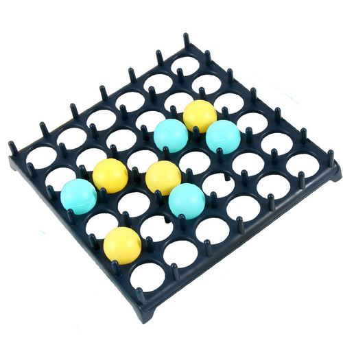 Cross-border marble jump game, five-in-a-row marble jump, children's intelligence, multi-person interactive board game, party board game toy