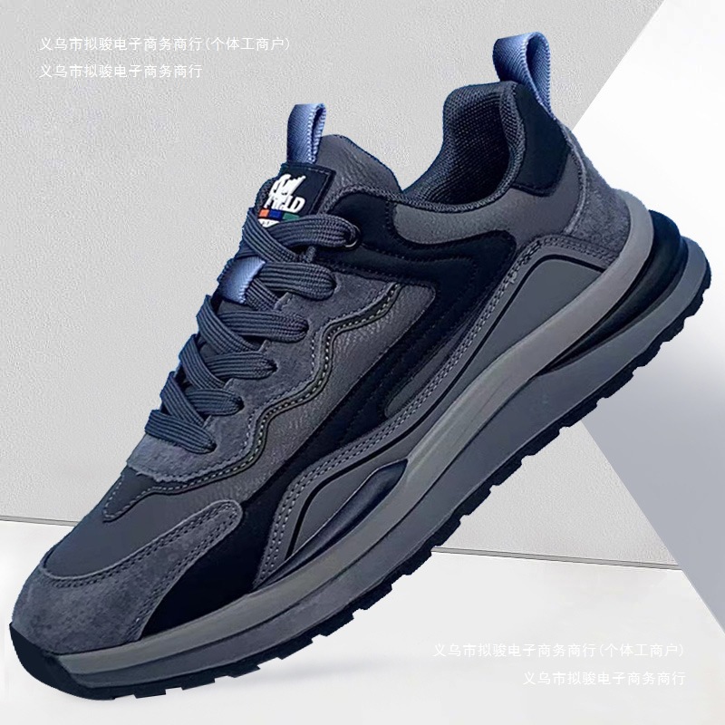 男鞋透气男士子厚底老爹鞋阿甘休闲鞋冬季新款包邮跑步运动鞋香港
