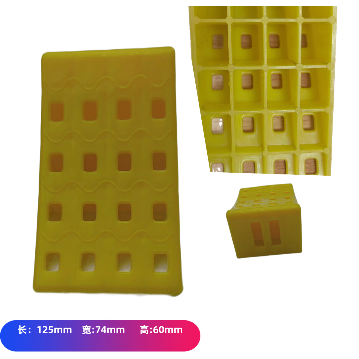 Triángulo de estacionamiento Tapón de madera Tapón de camión Coche antideslizante Rueda de coche Almohadilla de pendiente Parada de estacionamiento Tapón de rueda de coche