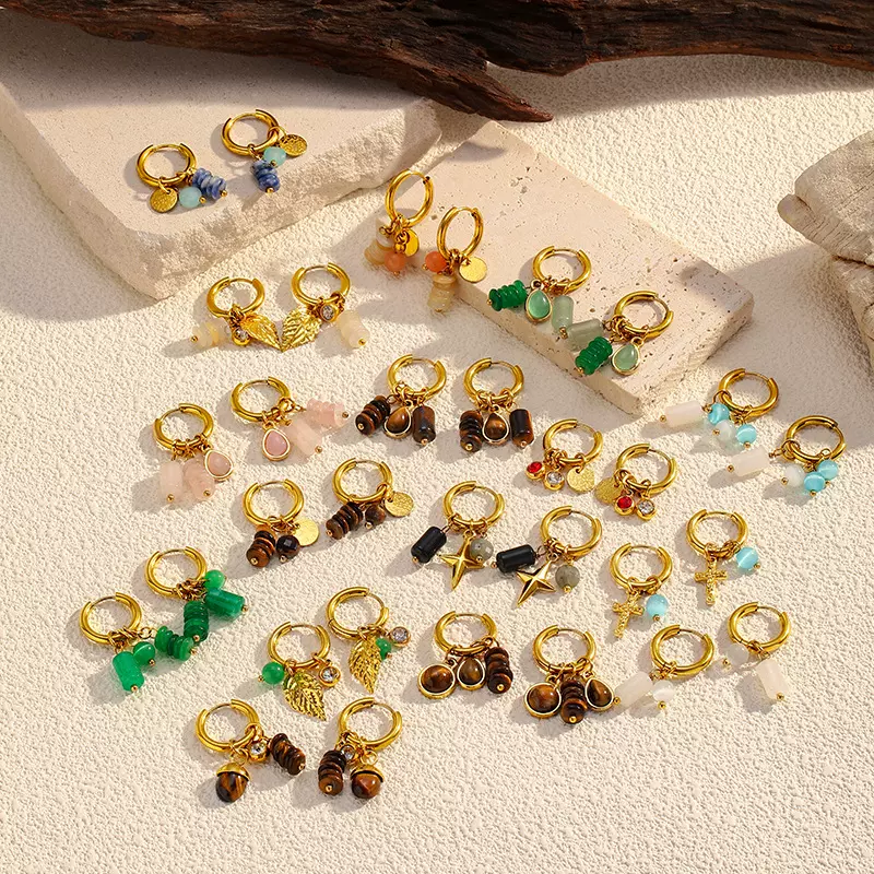 宸赫钛钢耳饰轻奢高级感中古饰品设计感小众首饰不掉色不锈钢耳环