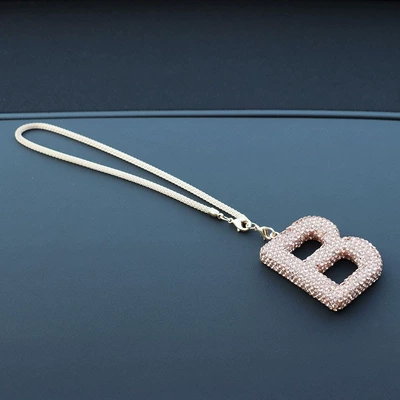 interior accessories pendant ladies — Car hanging - b-letter-car-pendant-champagne-color