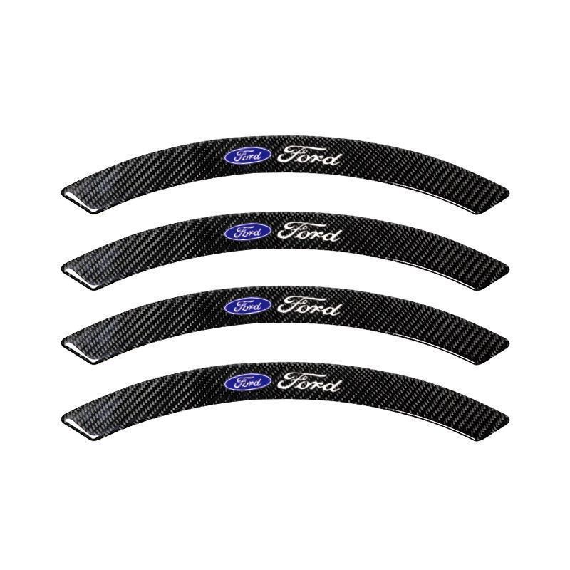 Parche de ceja de rueda de fibra de carbono para automóvil, tira decorativa de ceja de rueda epoxi, adhesivo anticolisión engrosado, resistente a arañazos, tira anticolisión de carrocería