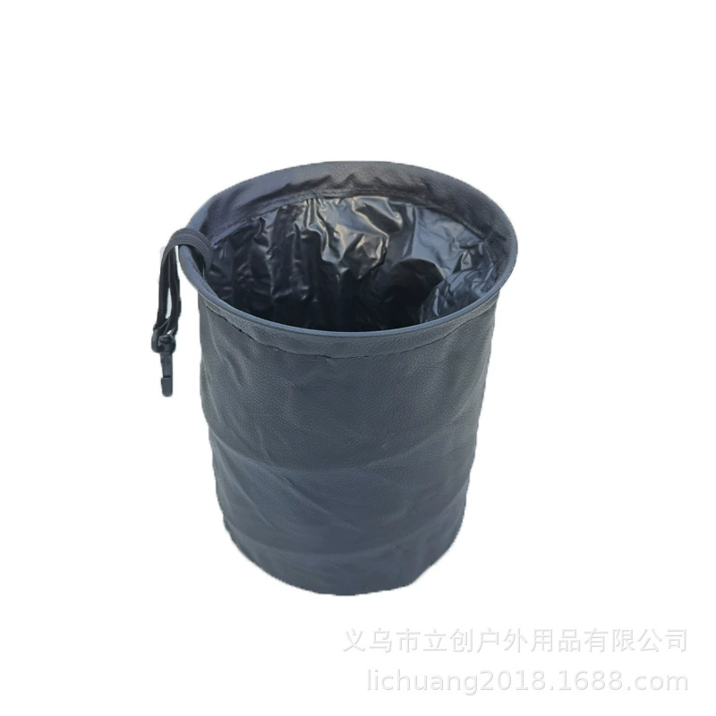 Готовый запас, прямые поставки, автомобильный водонепроницаемый мусорный бак, автомобильная мини-спинка сиденья, мусорный бак из искусственной кожи, складной кожаный мусорный бак