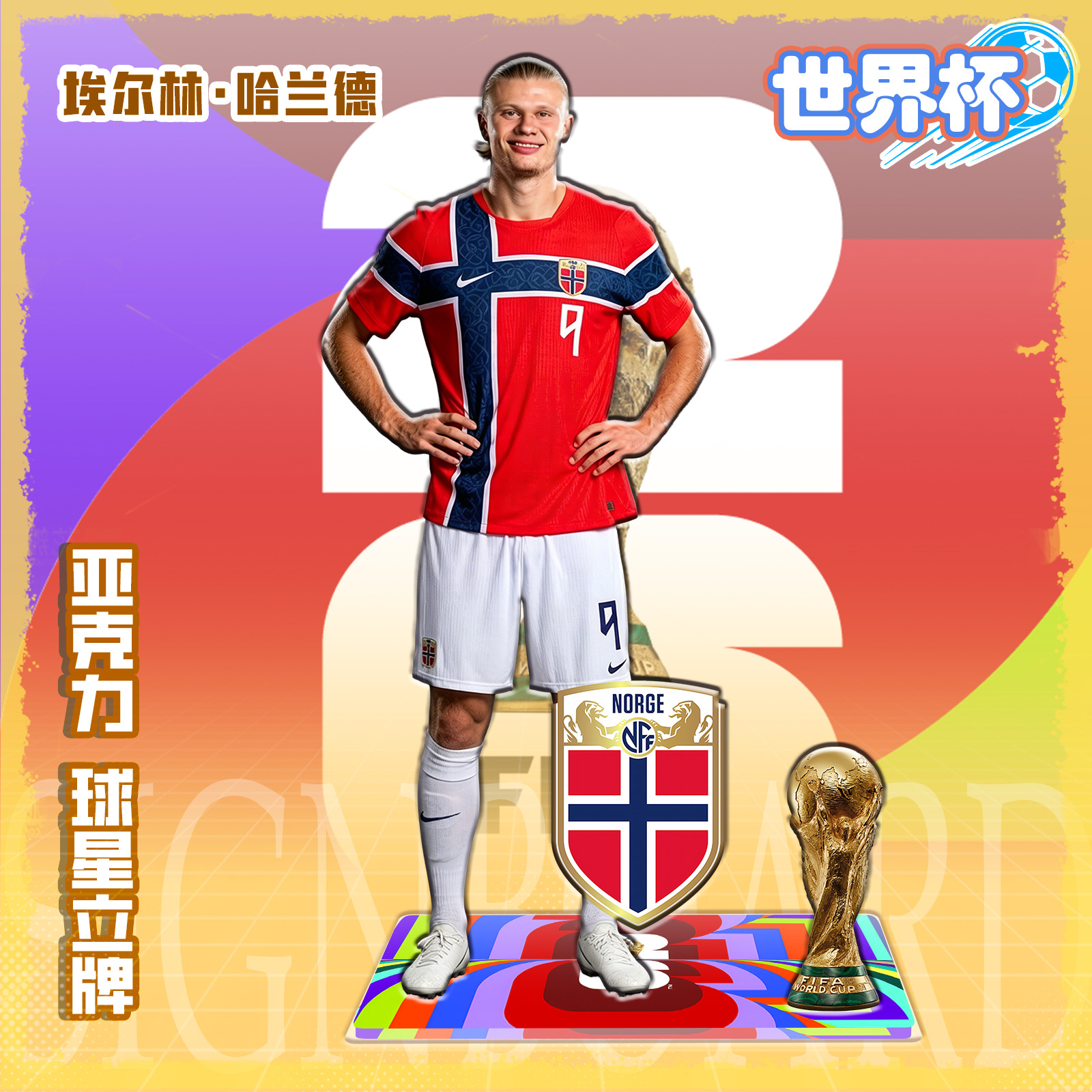 Figura Acrílica de Estrella de Fútbol de Acrílico, para Regalo de Cumpleaños