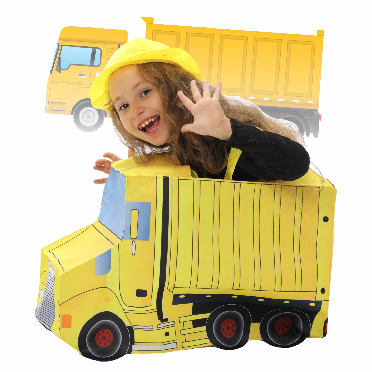 2025 Halloween Children's Performance Funny Construction Vehicle Role-Playing Costume School Stage Performance Costume Trendy