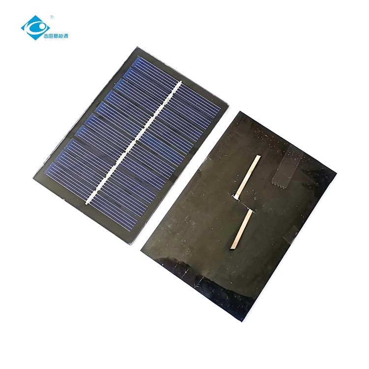 余姚志旺 90*60太阳能 多晶硅玻璃小板5V桌面太阳能台灯配件0.60W
