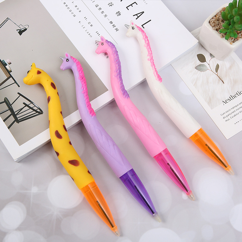 メーカー現物アニメ趣味玩具ボールペン卸売り創意動物商品オフィス文房具玩具ペン|undefined