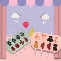 New Fruit Tunneler Tool Lollipop Mold with Lid Lollipop Mold Silicone Candy Mold Cheese Stick
