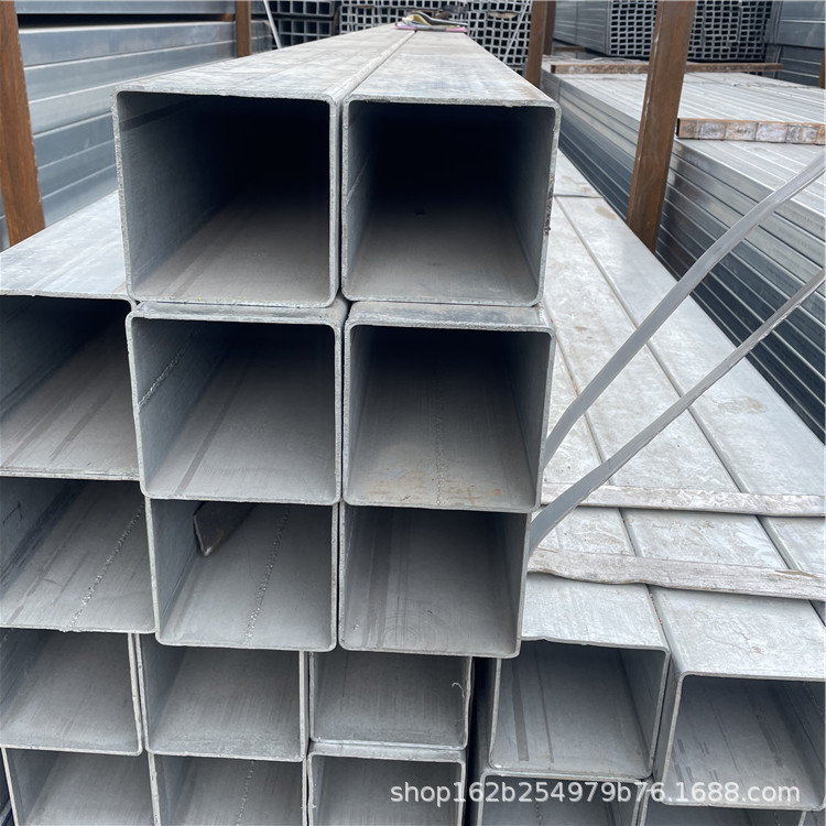 镀锌方管钢材空心黑方管矩形管冷热镀锌方矩管Q235大棚方钢加工定