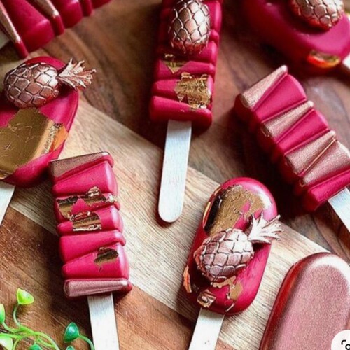 Factory direct sales diy silicone ice cream mold, four popsicle ice cream molds, three popsicle molds with lids