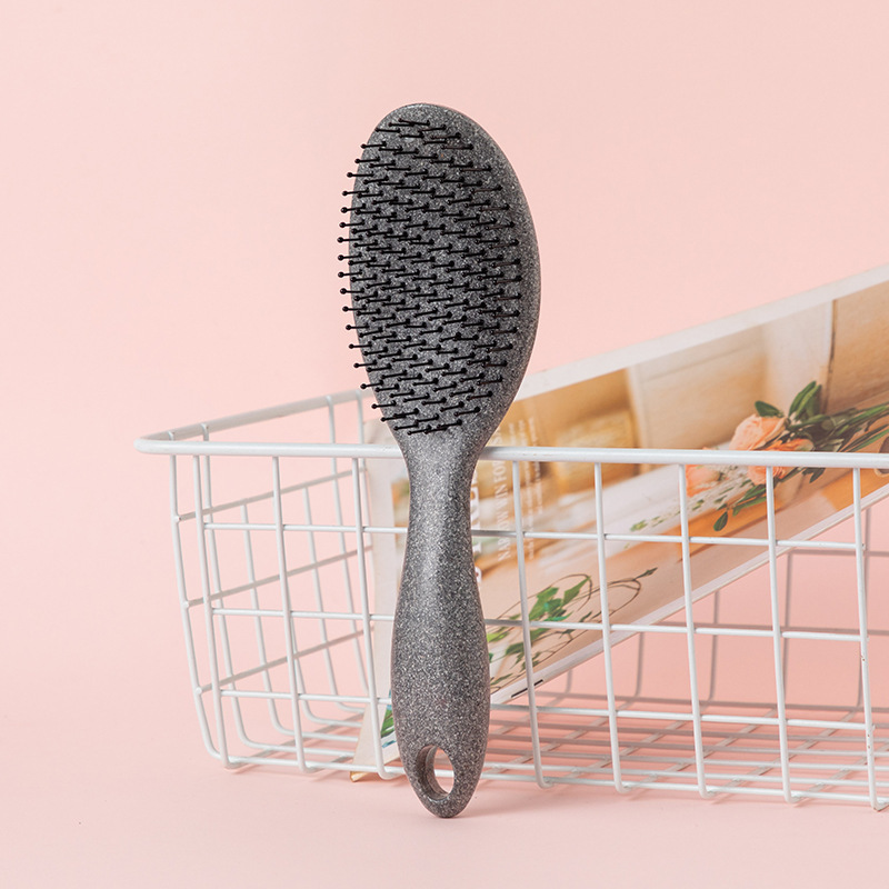 Peine para el hogar, masaje del cuero cabelludo, peine de la bolsa de aire, peine largo rizado para mujer, peine de cojín de aire portátil esponjoso, peine de cinco piezas antiestático