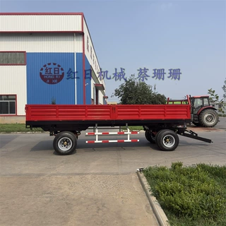 农用拖车10吨三向自卸拖车7CX-10拖拉机牵引农用拖车平板车