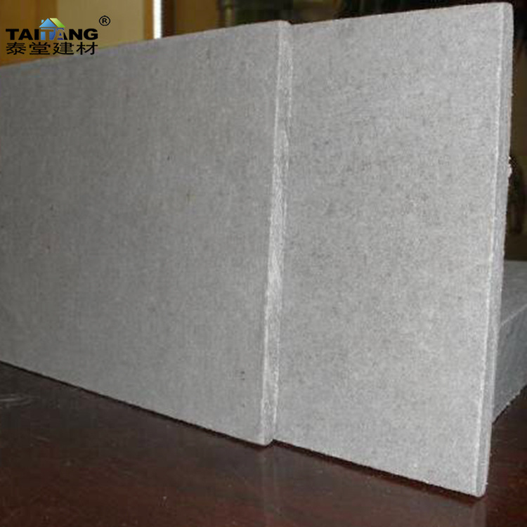 Tablero decorativo de cemento al por mayor de fábrica Tablero decorativo de agua clara Tablero decorativo de tablero de presión de cemento de fibra gris claro image 5
