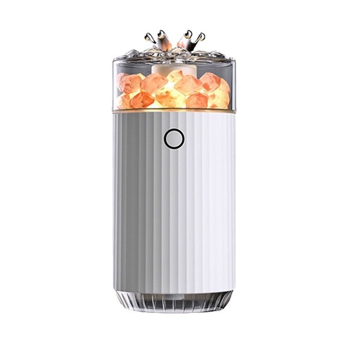 Salt Stone Aromatherapy Diffuser Humidifier USB Charging Home Bedroom Multi-color Petal Night Light Office Small Mist Maker