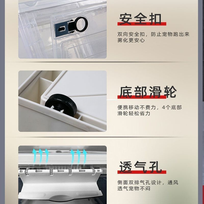 ペット用ネブライザーボックス、猫用酸素吸入ボックス、折りたたみ式通気性酸素濃縮器、犬用ネブライザー、猫用鼻酸素吸入キャビン|undefined