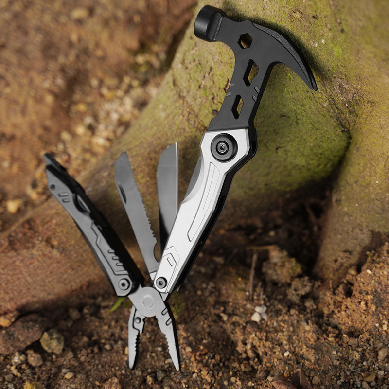 厂家供应多功能羊角锤钳 不锈钢野营日常维修多用途组合工具 批发