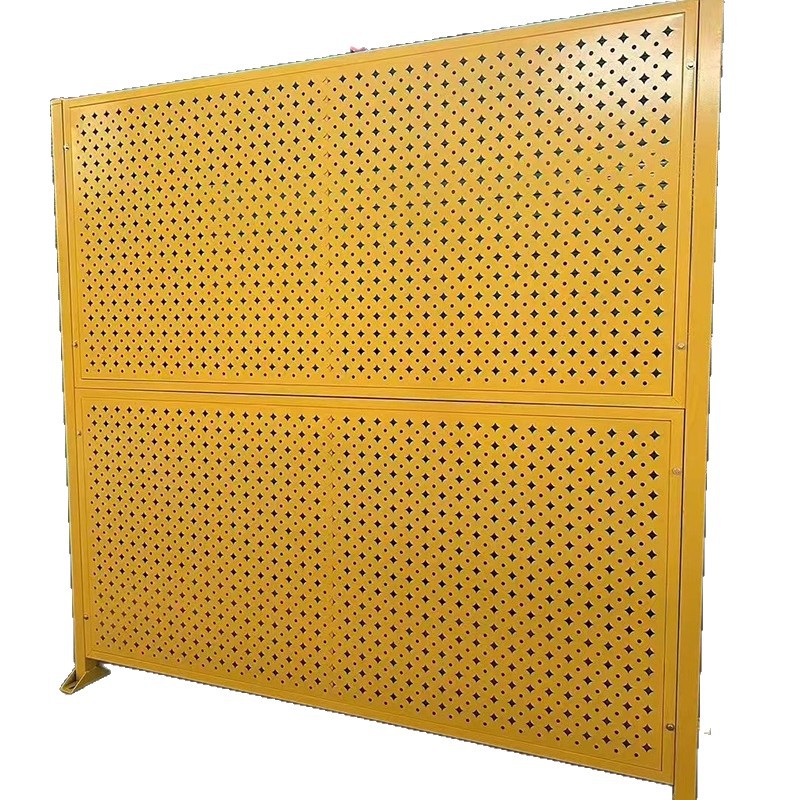 See-Through Perforated Sheet Metal Fencing, Factory Equipment Safety Protection Net, Walkway Grille, Warehouse Partition Net, Viewing Guardrail