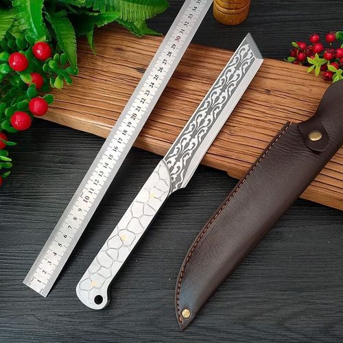 Icicle Slash Multifunctional Knife, Chef's Knife, Household Knife, Hand-forged Bone Splitting Knife, Meat Cutting Knife