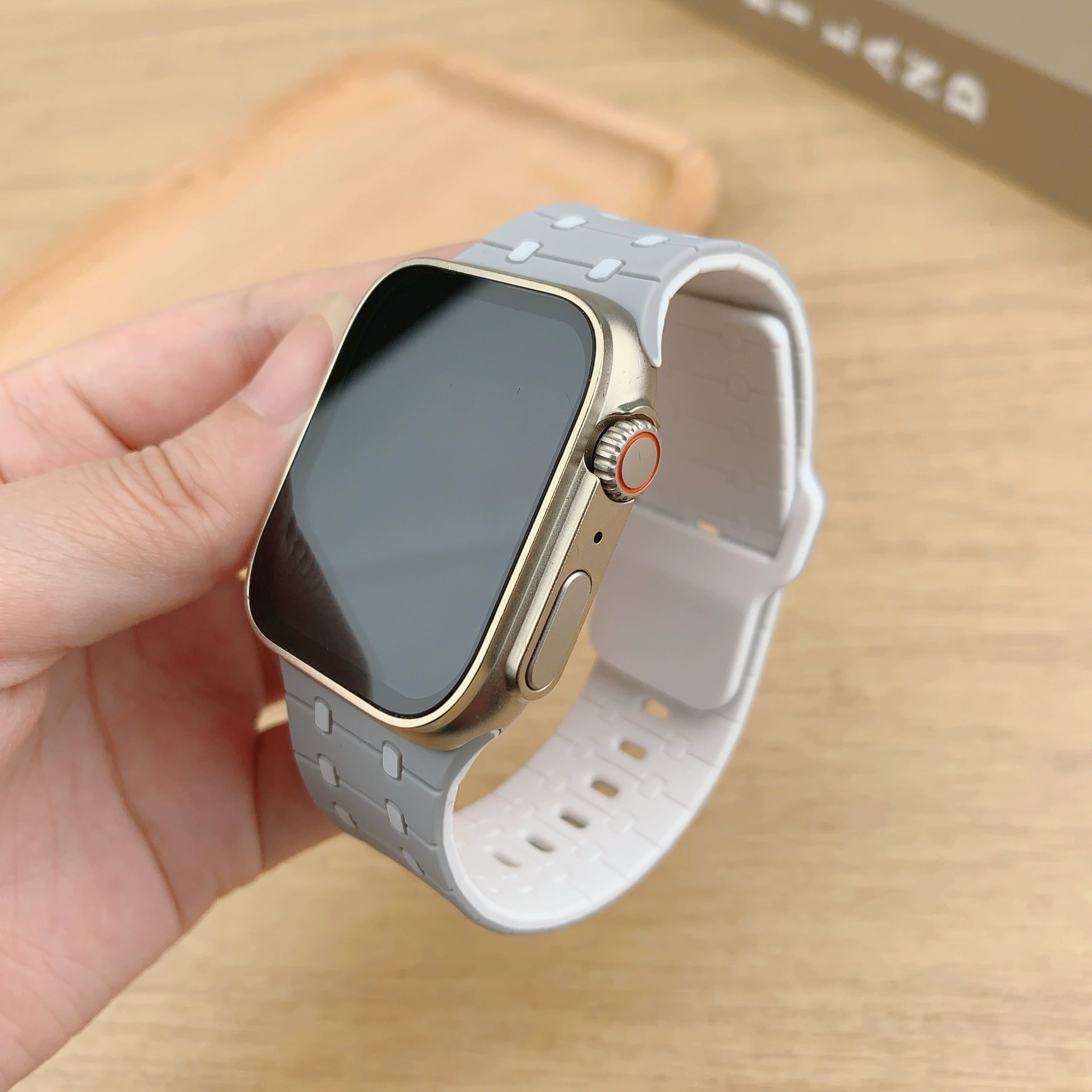 Apple, гибкий силиконовый ремешок для часов, браслет, три цвета, 42 мм, 46 мм