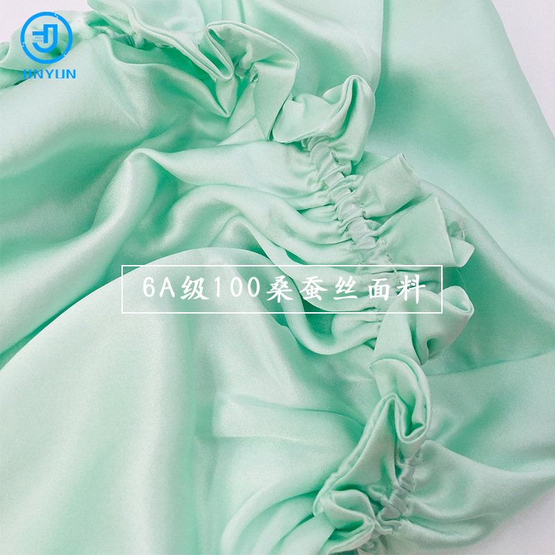 Silk hair cap