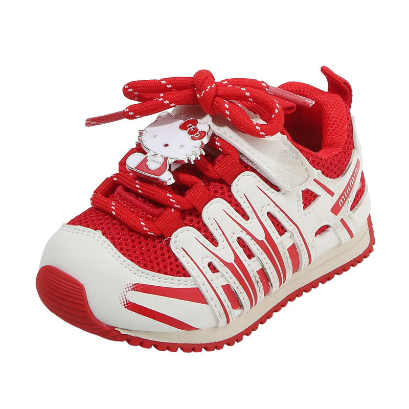 Zapatos para bebés primavera y otoño nuevos zapatos deportivos transpirables de primavera para niños de 1 a 3 años de edad zapatos de paso ligeros antideslizantes