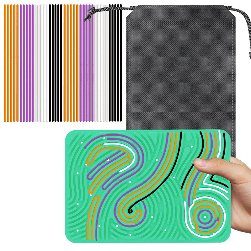 Transfronterizos de venta caliente almohadilla de juegos de descompresión tablero de movimiento de silicona para niños tablero de movimiento sensorial de grado alimenticio libre de BPA