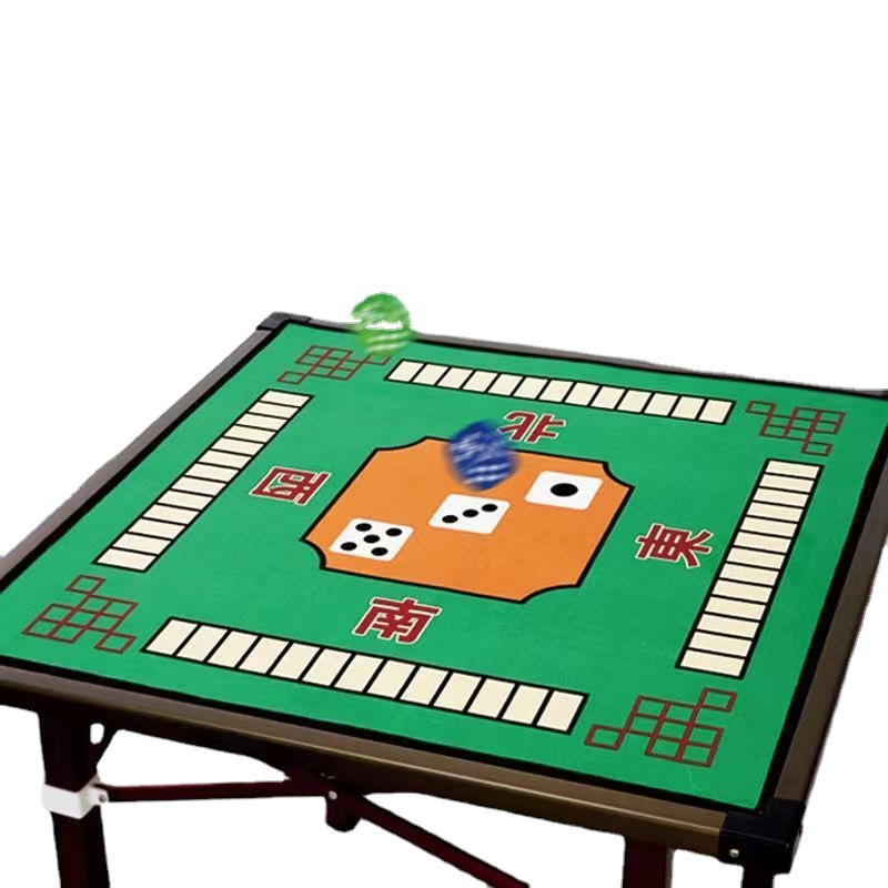 Mahjong paño mantel engrosado silenciador antideslizante mano frotar estera de la tabla de póquer cuadrado hogar cuadrado mesa superior de una sola pieza entrega